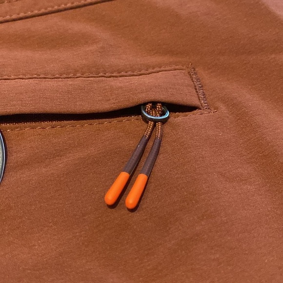 ORVIS NWT Jackson Quick Dry 9” Shorts UPF 50+ Terracotta Gorpcore Size W42 SU24 - Picture 6 of 9